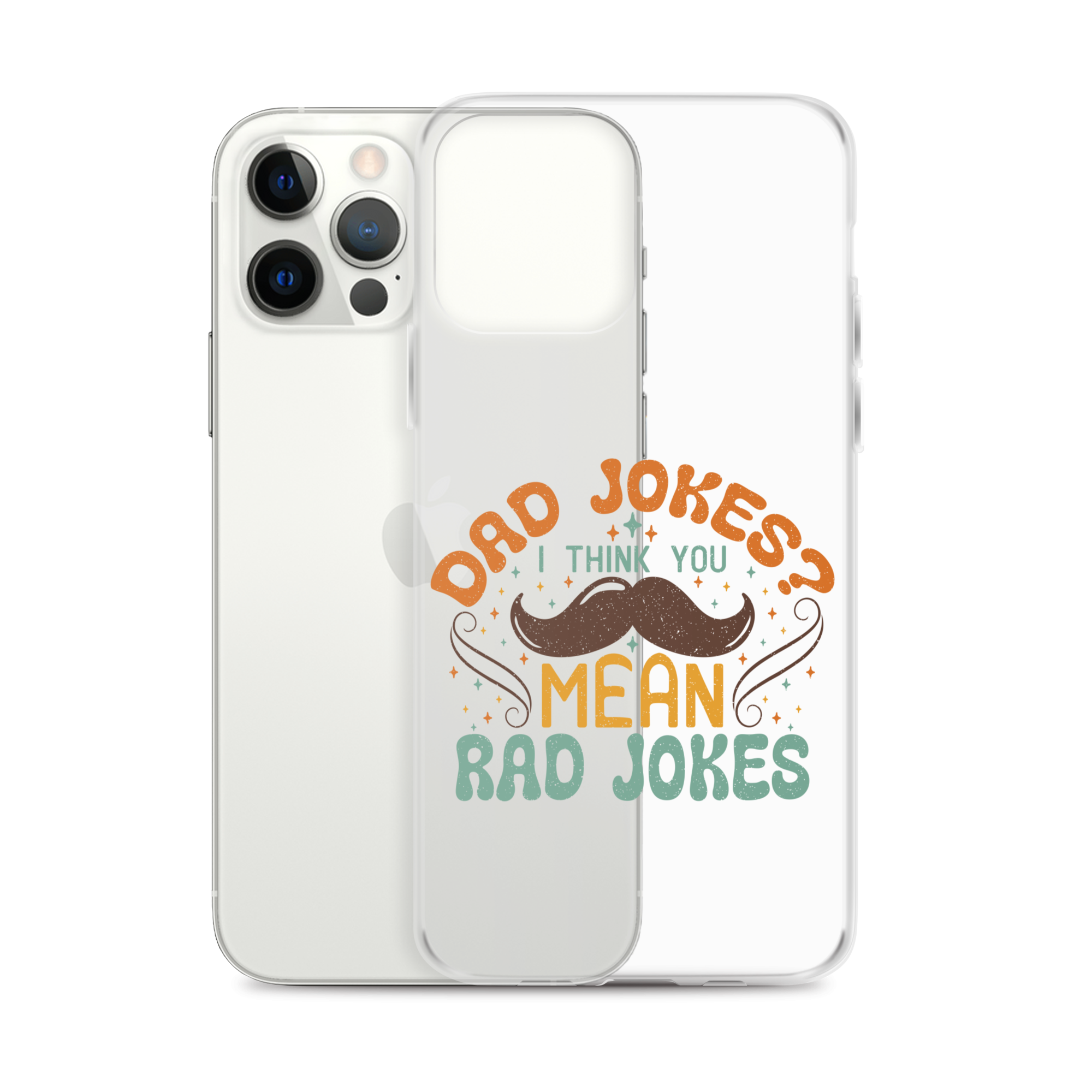 Dad Jokes I Think You Mean You Mean Rad Jokes Clear Case for iPhone®