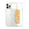 Grumpa Like A Regular Grandpa Only Geumpier Clear Case for iPhone®