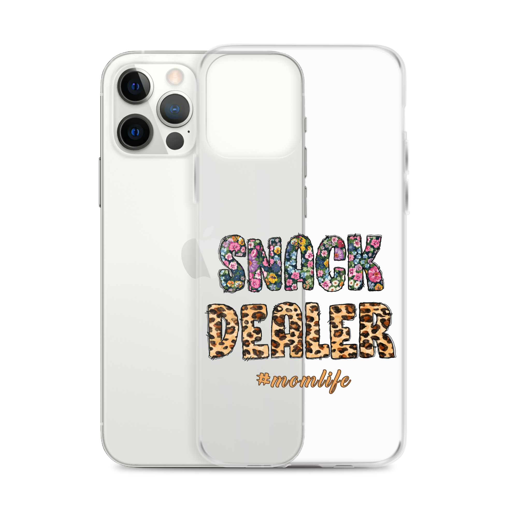 Snack Dealer #Momlife Clear Case for iPhone®