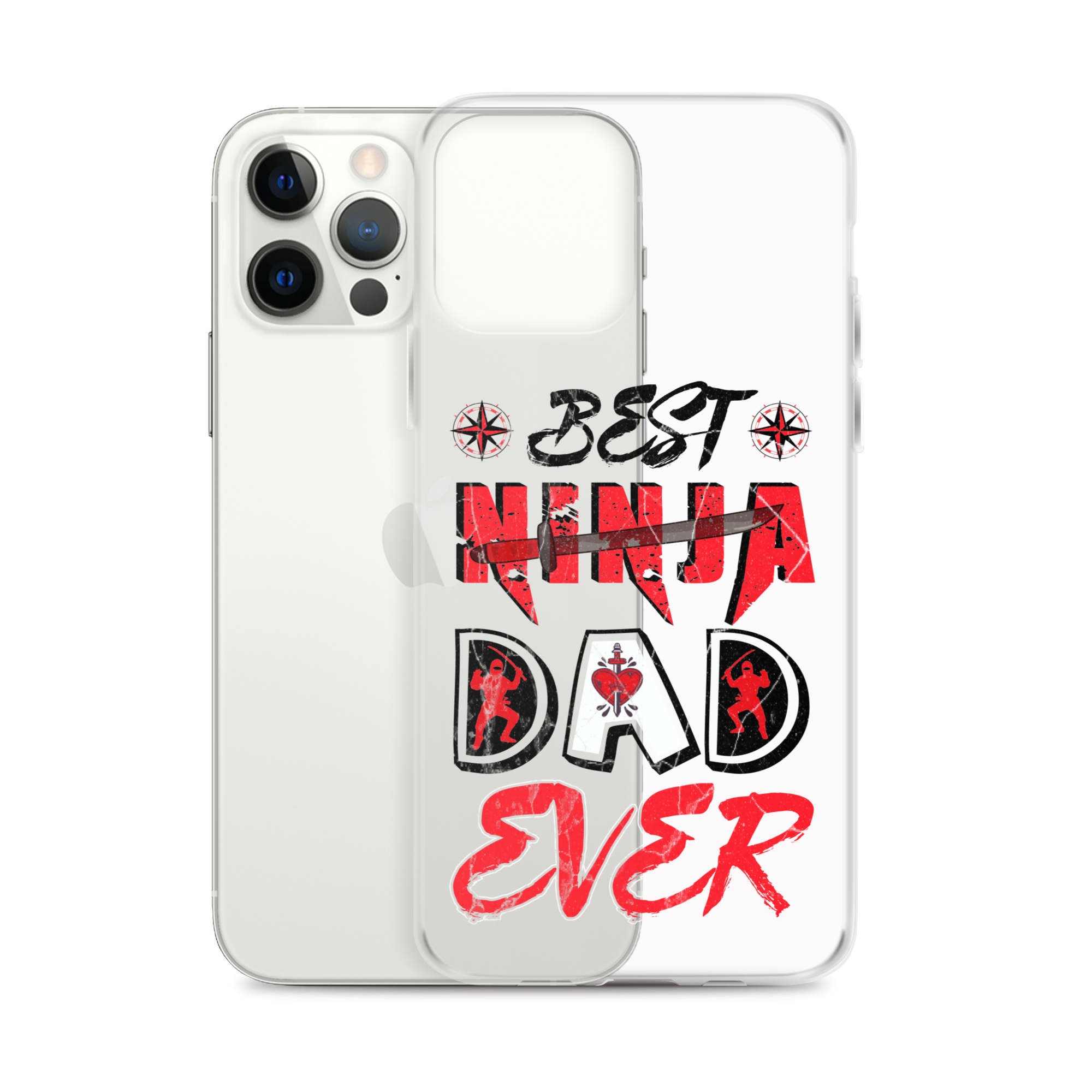 Best Ninja Dad Ever Clear Case for iPhone®