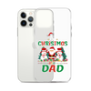 1st Christmas As A Dad Clear Case for iPhone®