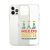 Dad Needs Beer Clear Case for iPhone®