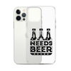 Dad Needs Beer Clear Case for iPhone®