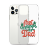 First Christmas As Dad Clear Case for iPhone®