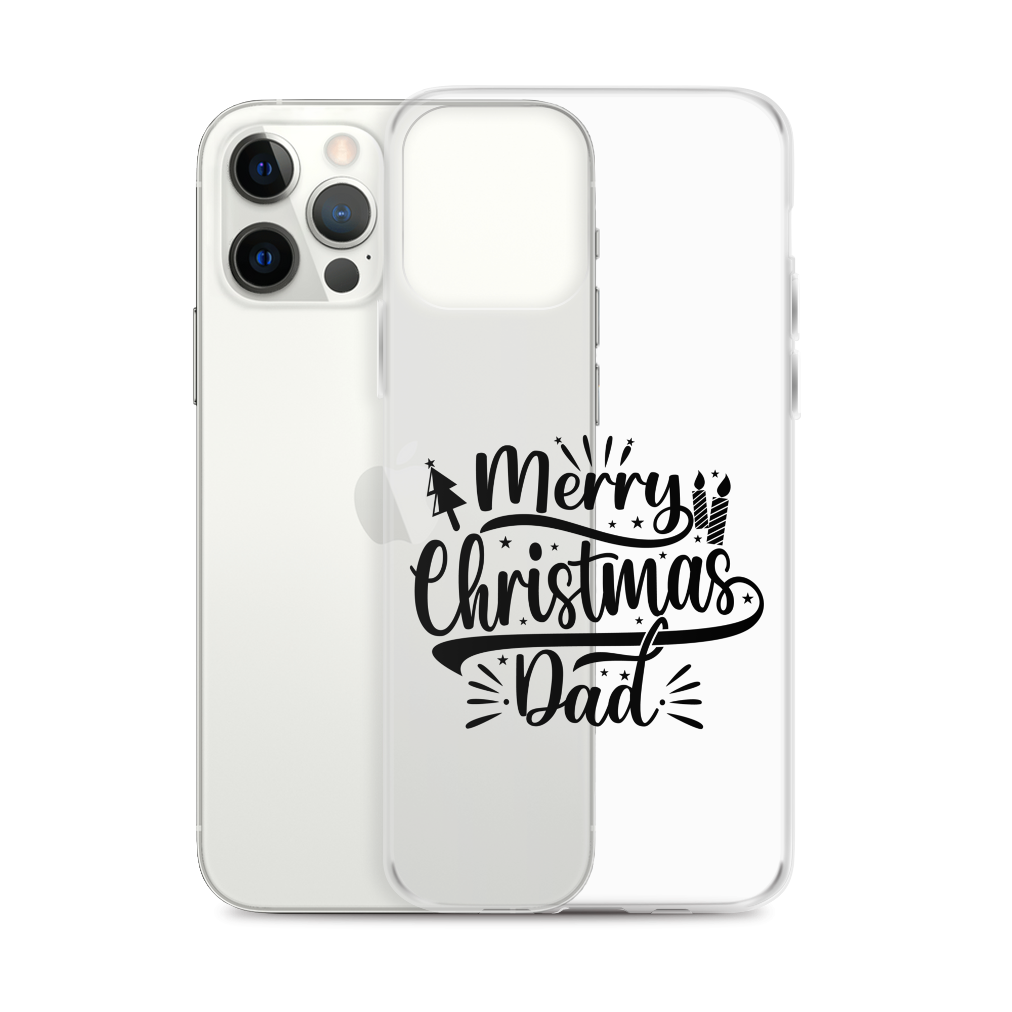 Merry Christmas Dad Clear Case for iPhone®