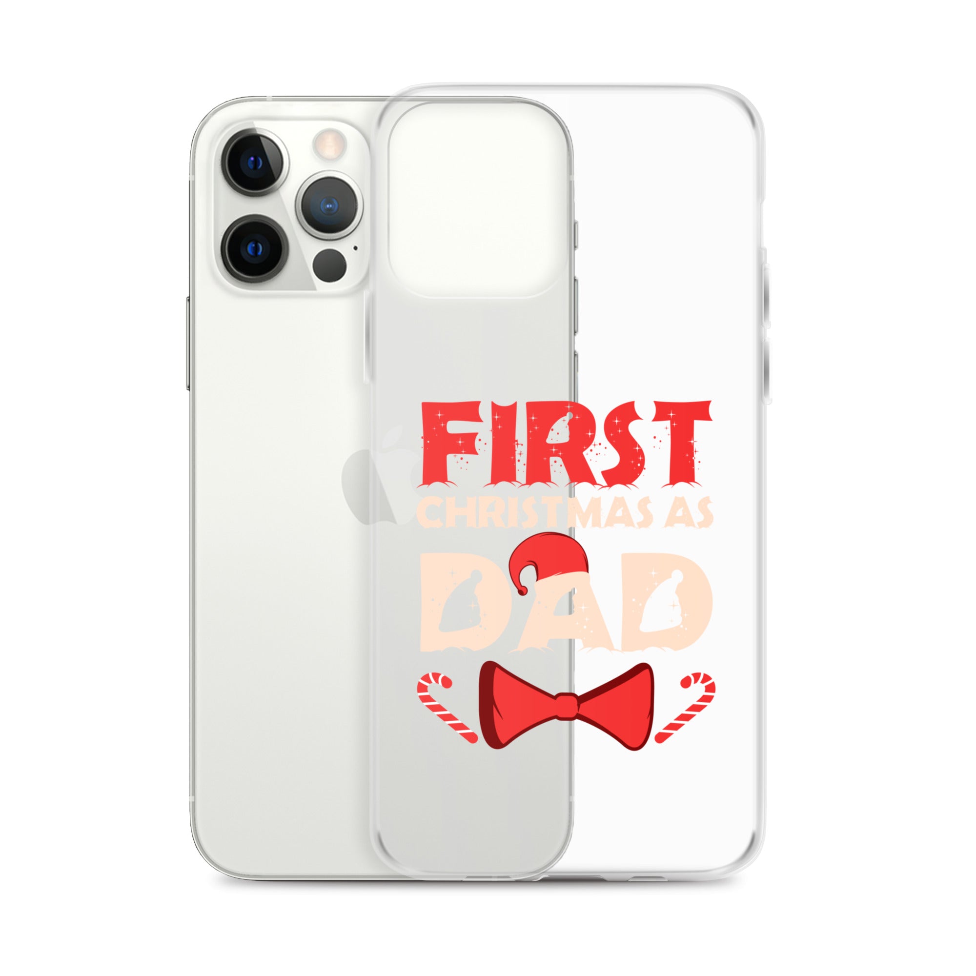 First Christmas As Dad Clear Case for iPhone®