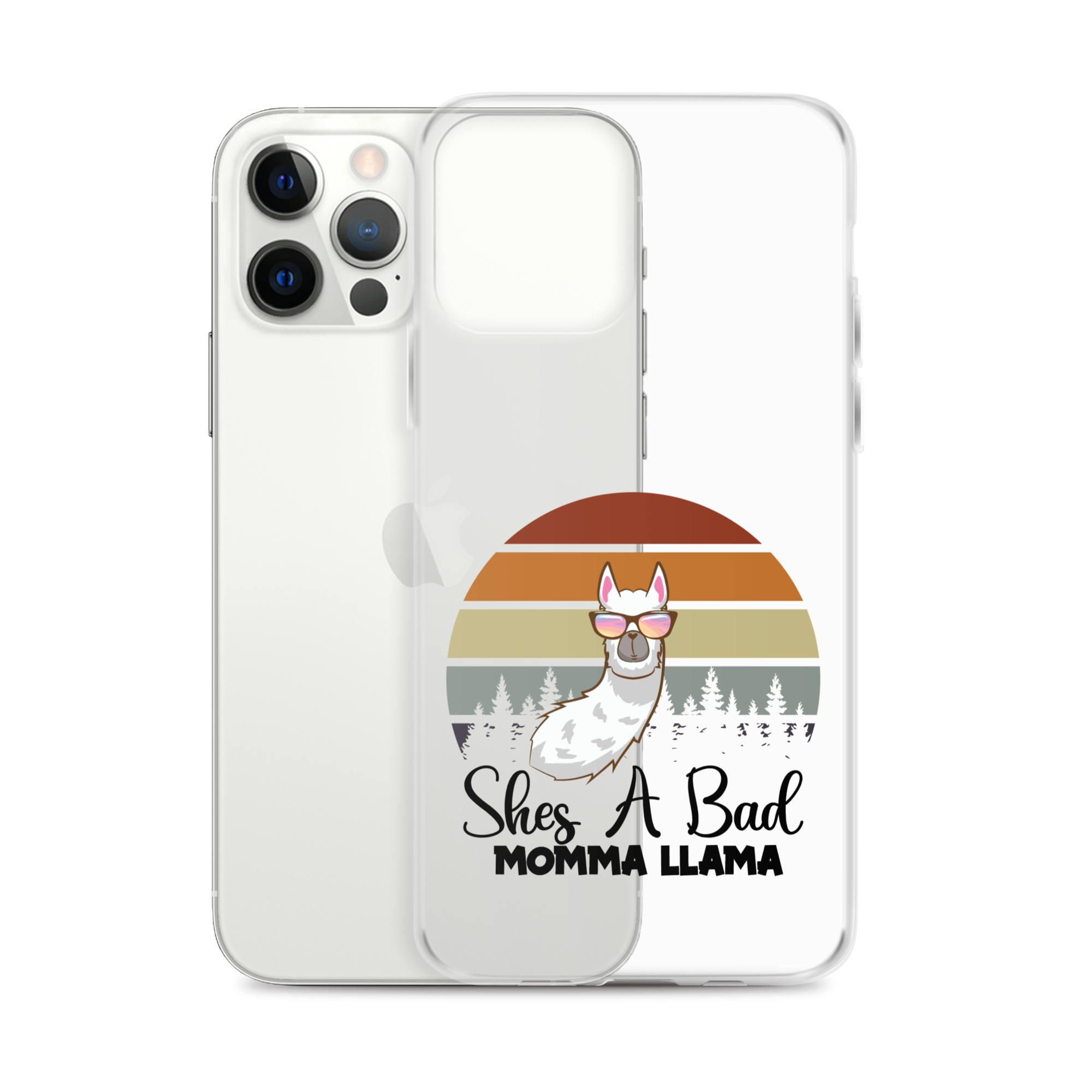 She's A Bad Momma Llama Clear Case for iPhone®