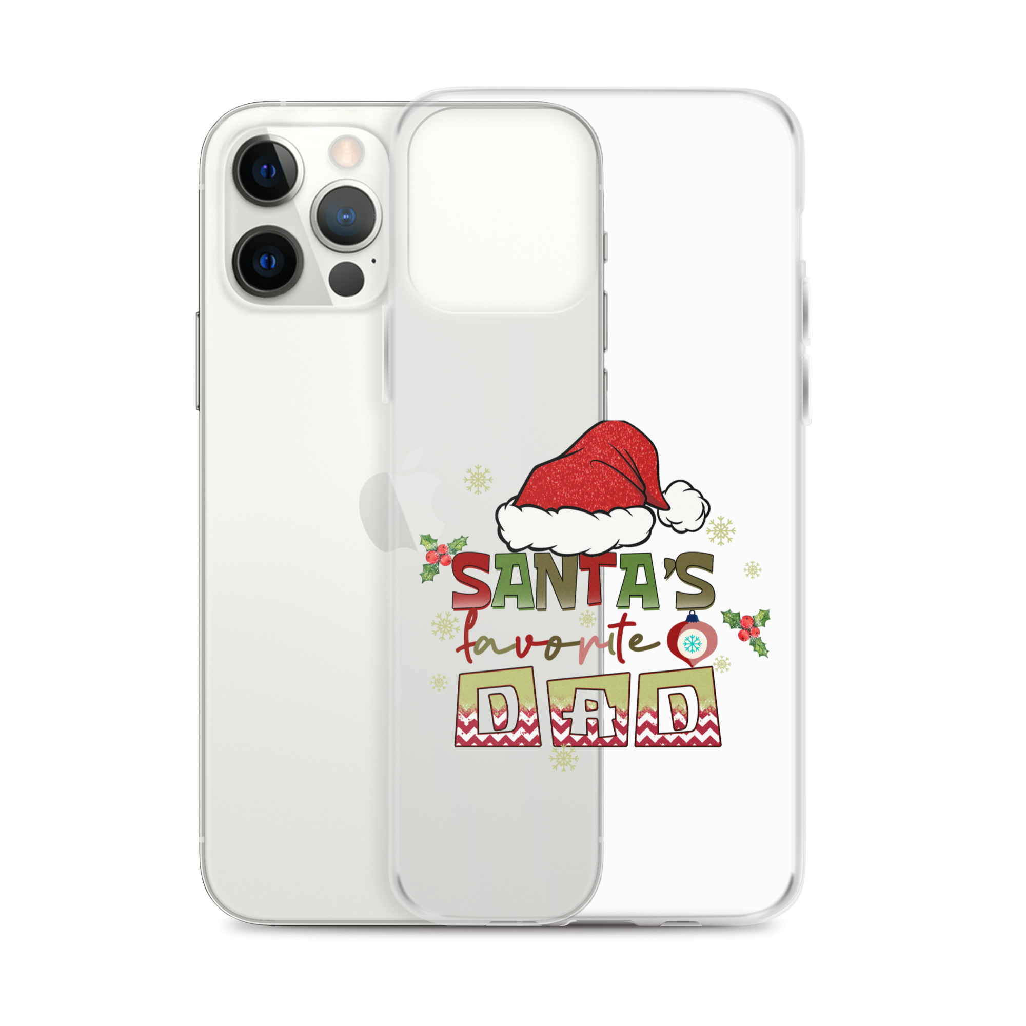 Santa's Favorite Dad Clear Case for iPhone®