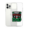 First Christmas As Dad Clear Case for iPhone®