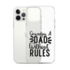 Grandpa A Dad Without Rules Clear Case for iPhone®