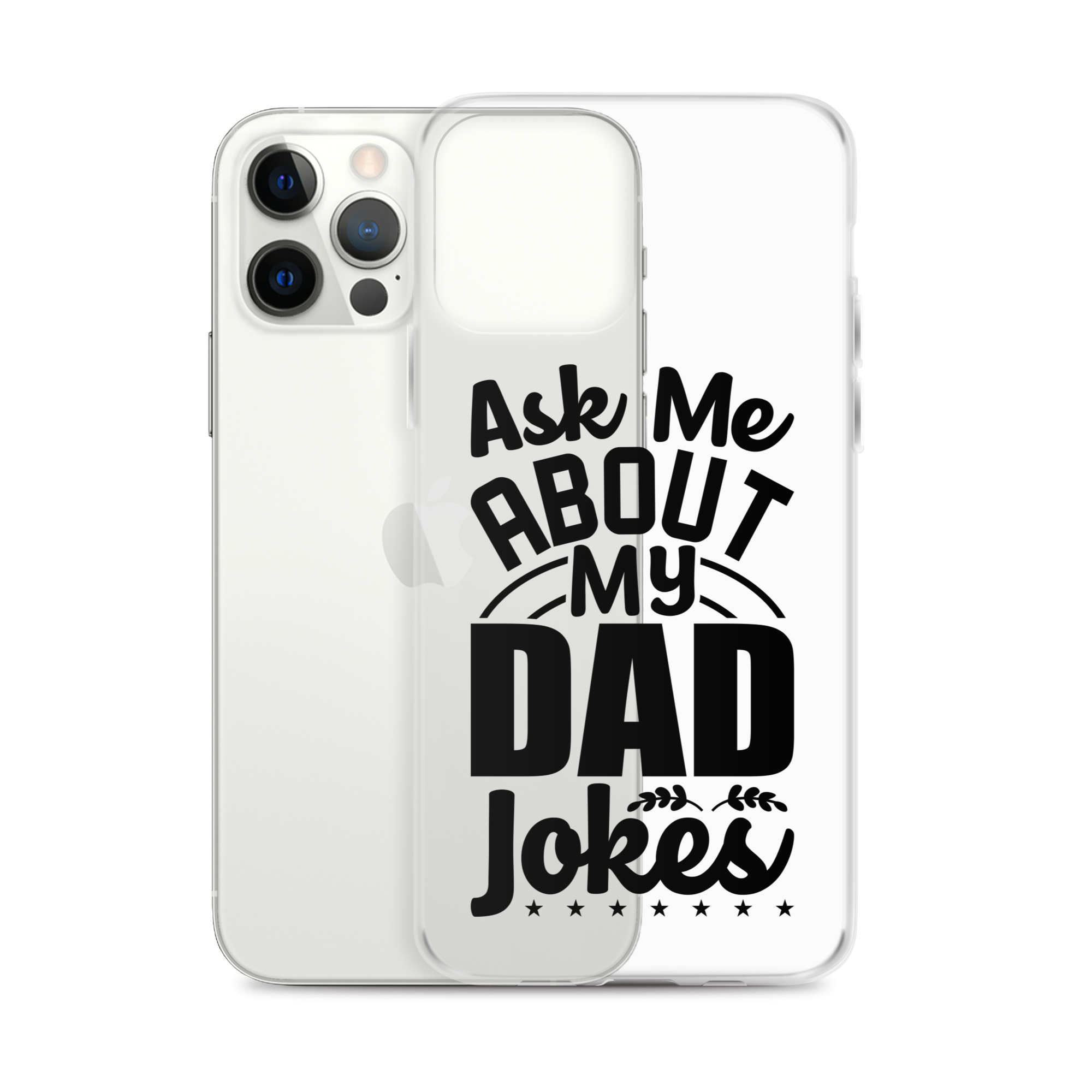 Ask Me About My Dad Jokes Clear Case for iPhone®