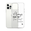 Always Read The Fine Print I'm Pregnant Clear Case for iPhone®