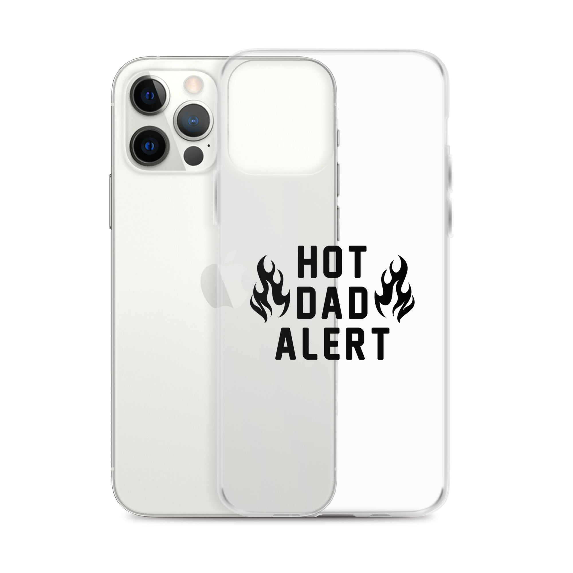 Hot Dad Alert Clear Case for iPhone®