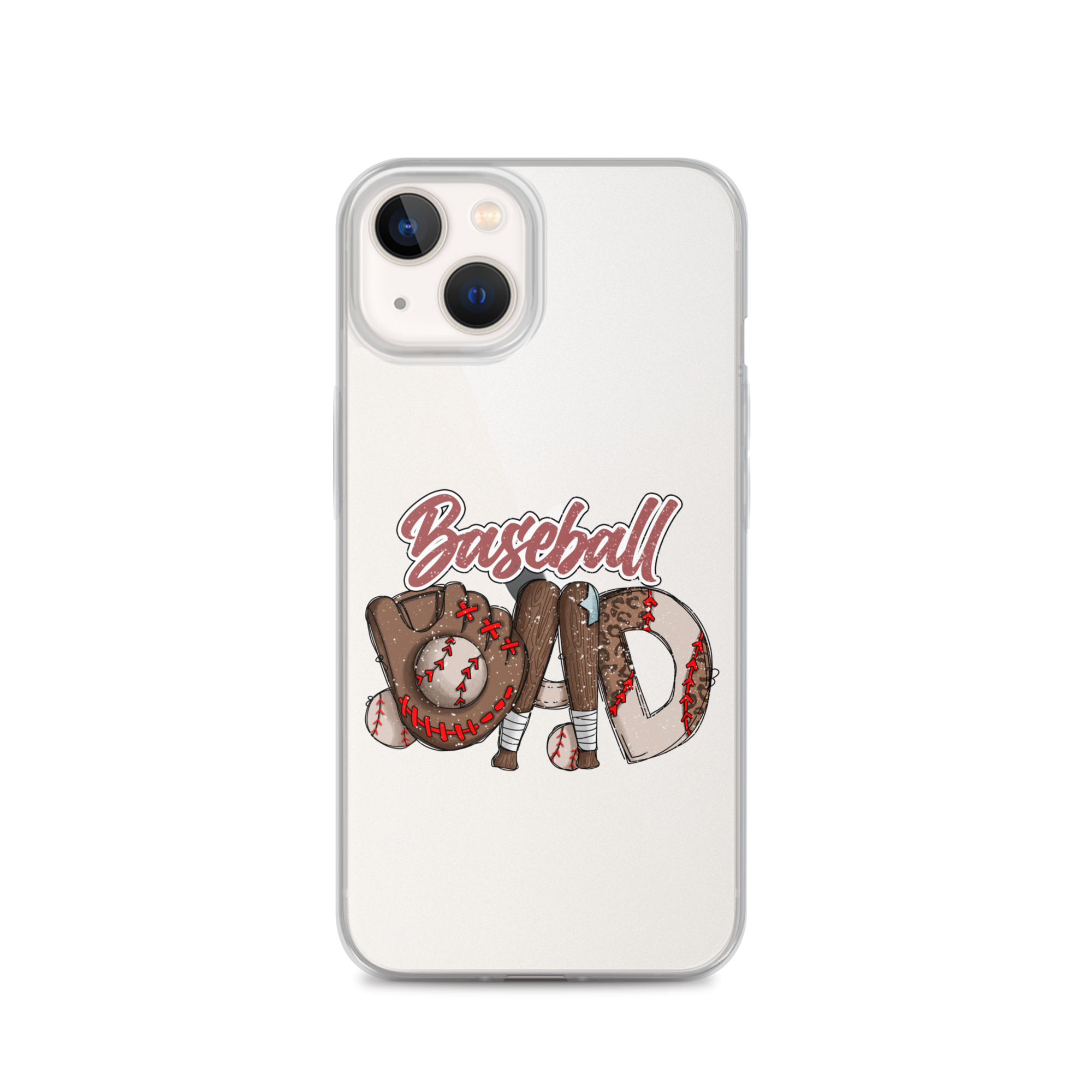 Baseball Dad Clear Case for iPhone®