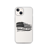 Best Dad Ever American Flag Clear Case for iPhone®