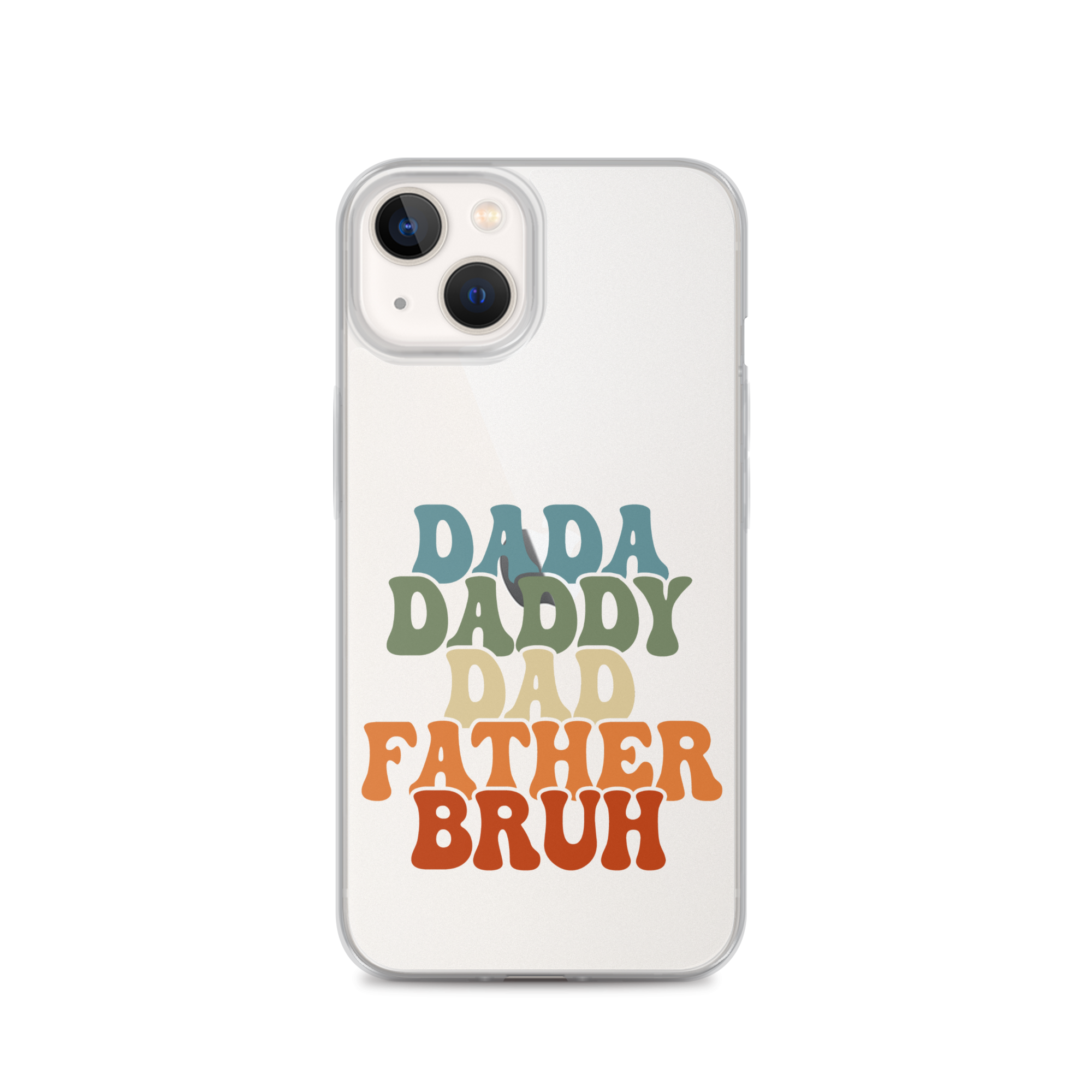 Dada Daddy Dad Father Bruh Clear Case for iPhone®