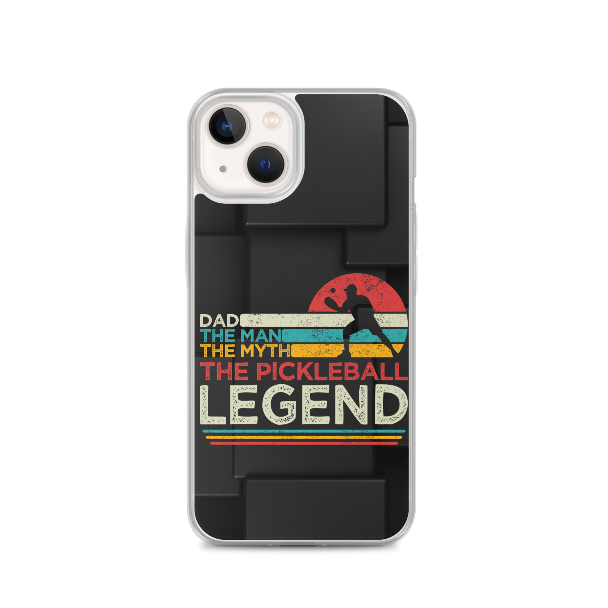 Dad The Man The Myth The Pickleball Legend Clear Case for iPhone®