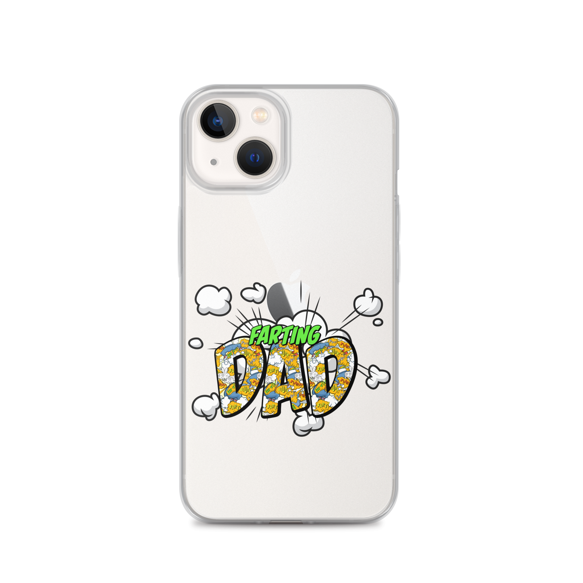 Farting Dad Clear Case for iPhone®