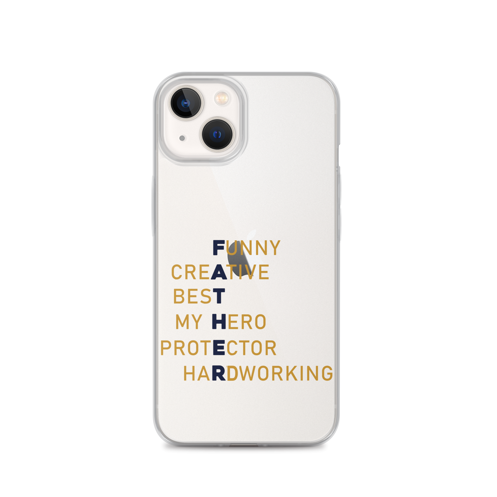 Funny Creative Best My Hero Protector HardWorking Clear Case for iPhone®