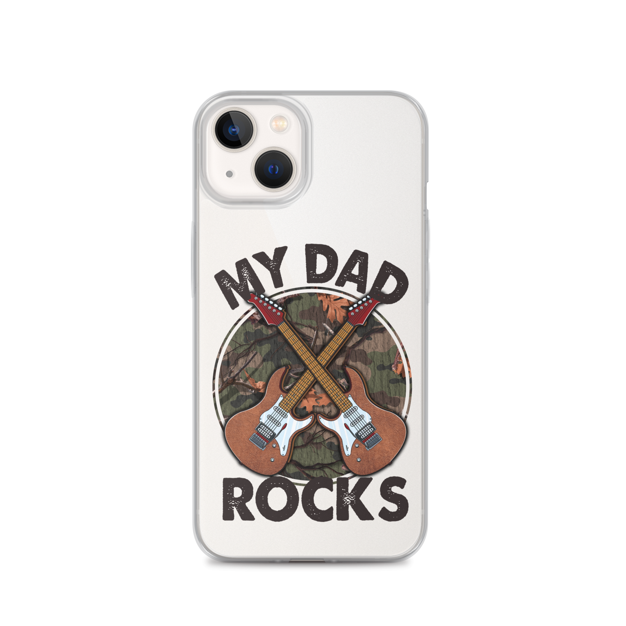 My Dad Rocks Clear Case for iPhone®