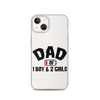 Dad Of 1 Boy And 2 Girls Clear Case for iPhone®