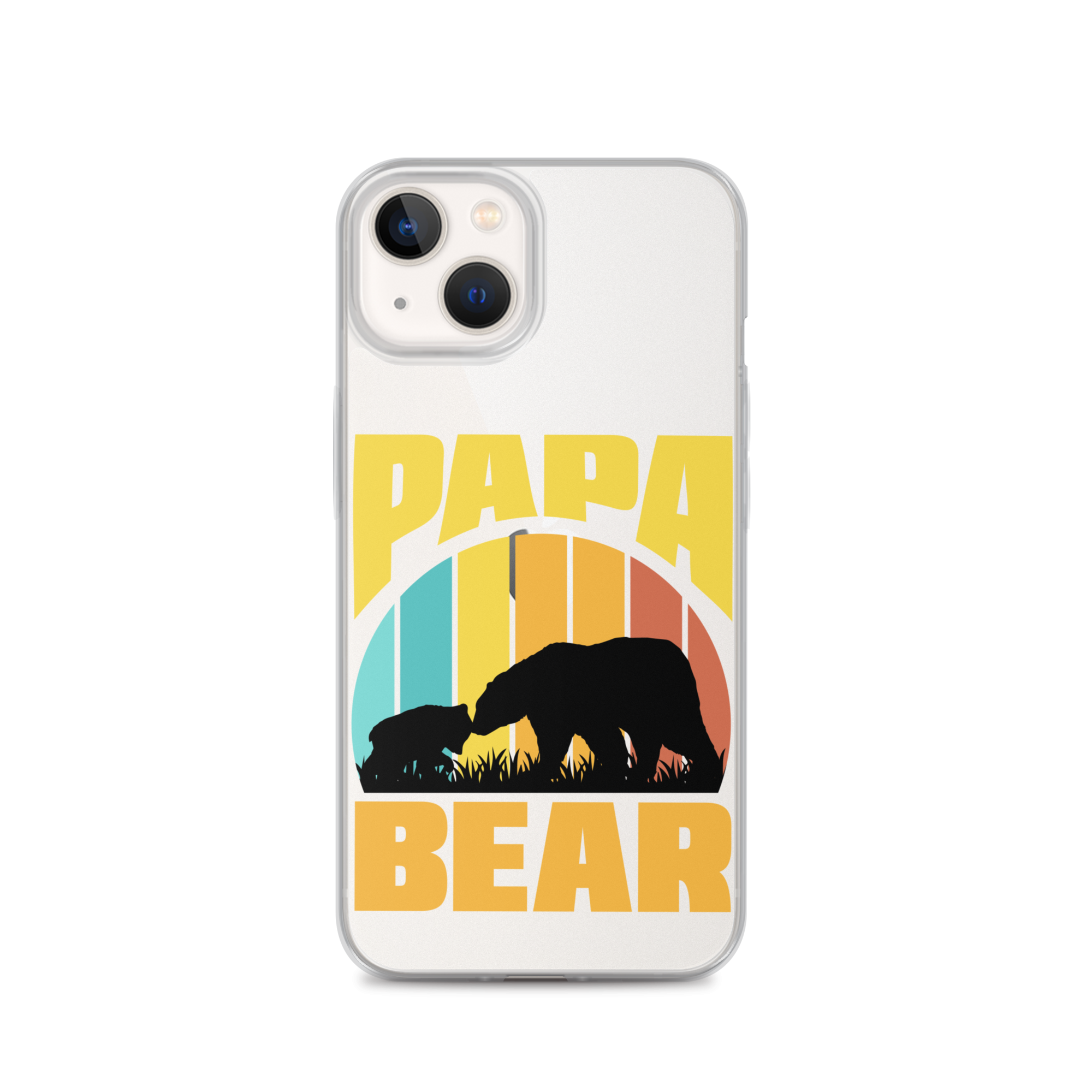 Papa Bear Clear Case for iPhone®