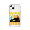 Papa Bear Clear Case for iPhone®