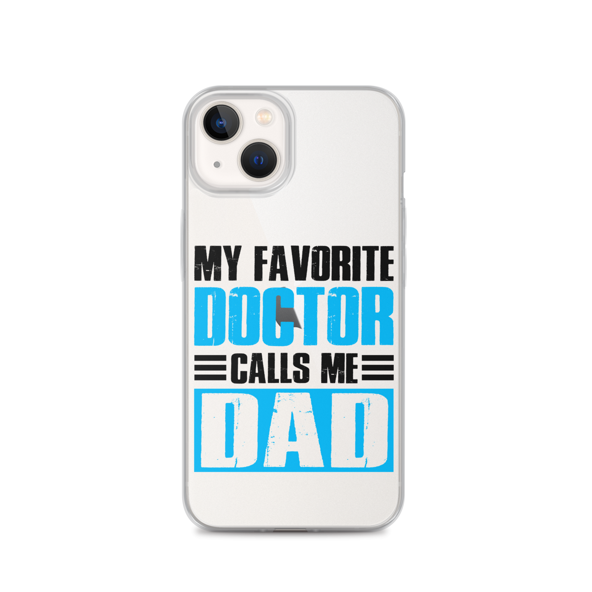 Mer Dad Don't Mess With My Mermaid Clear Case for iPhone®