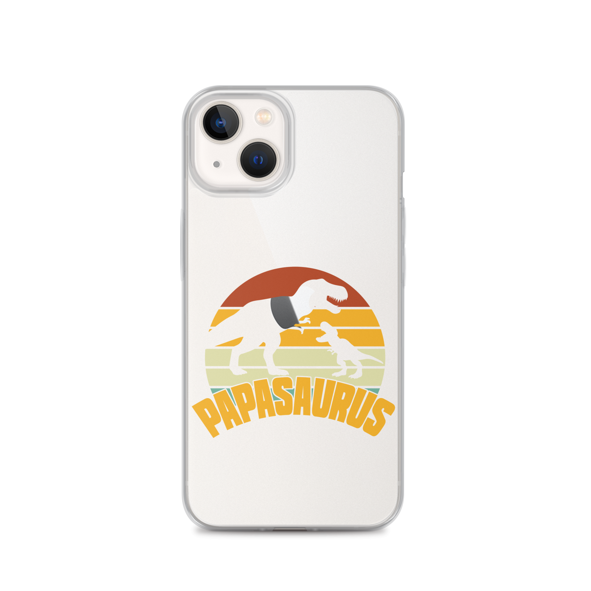 Papasaurus Clear Case for iPhone®