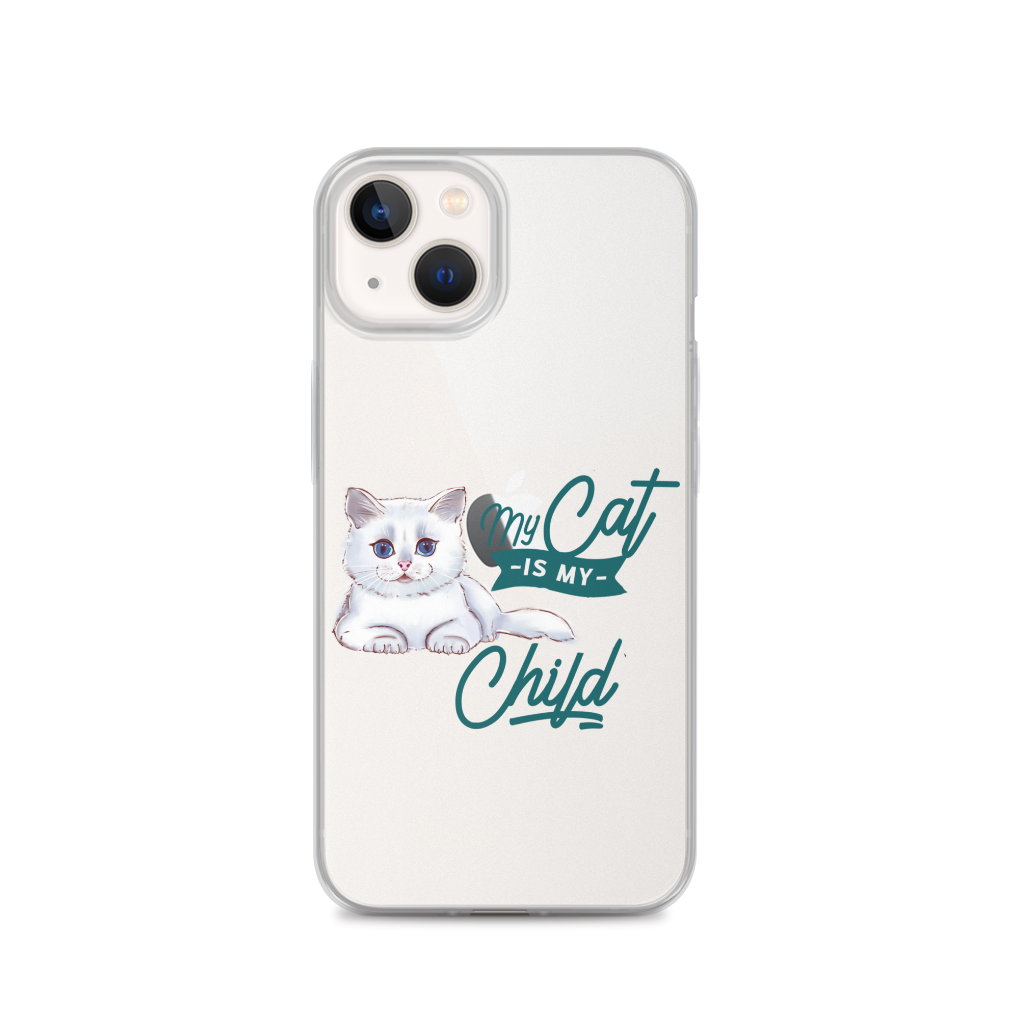 My Cat Is My Child Clear Case for iPhone®