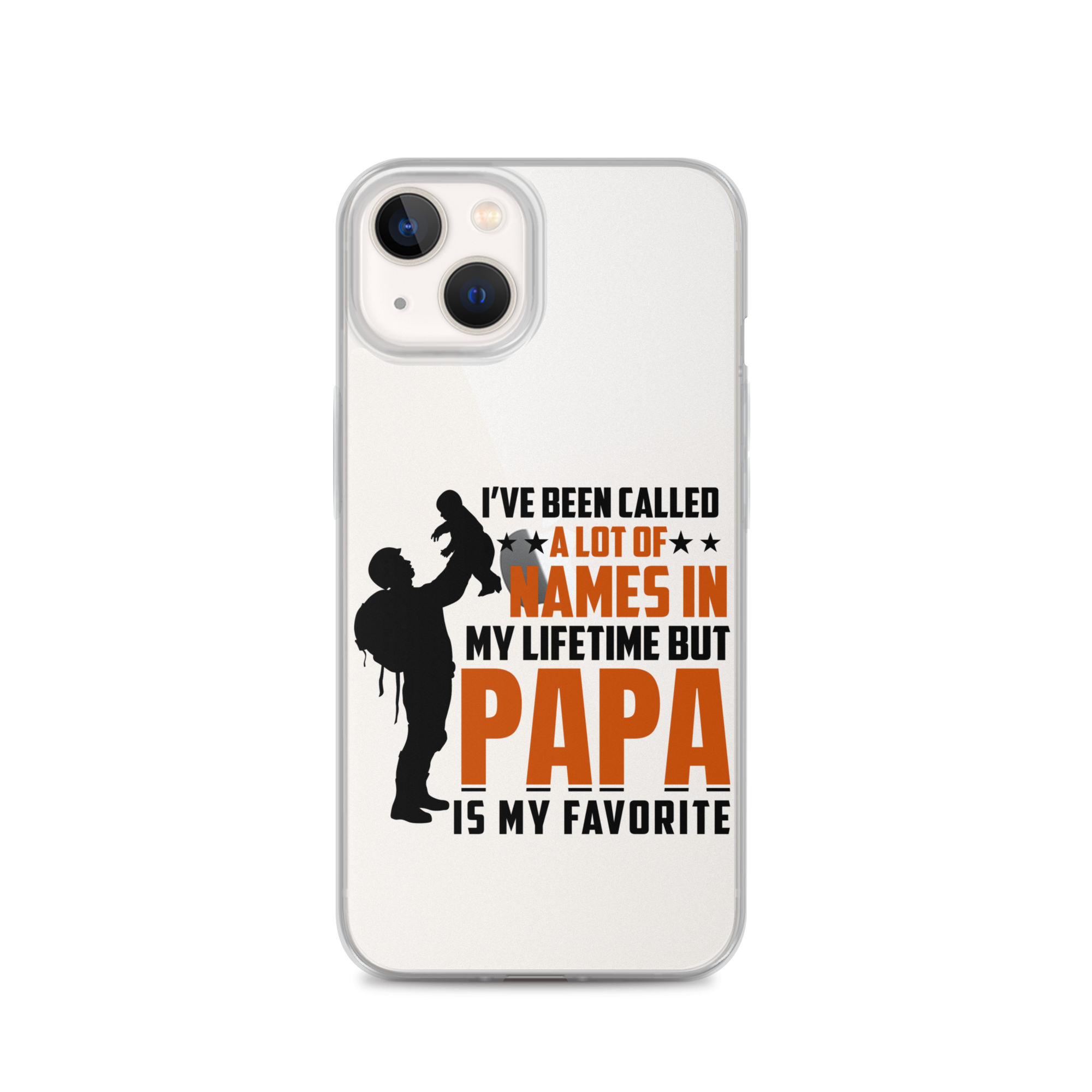 I've Been Called A Lot Of Names In My Lifetime But Papa Is My Favorite Clear Case for iPhone®