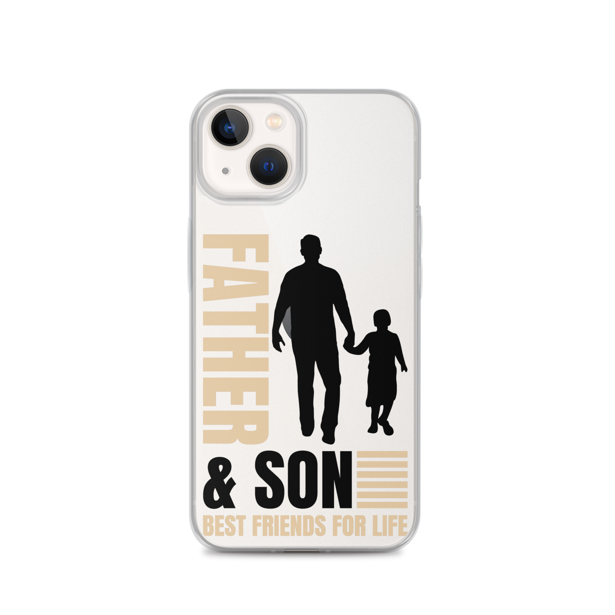 Father & Son Best Friends For Life Clear Case for iPhone®