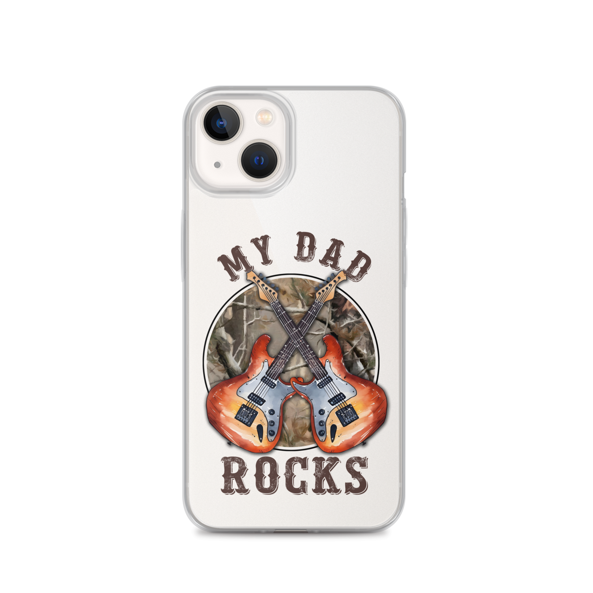 My Dad Rocks Clear Case for iPhone®