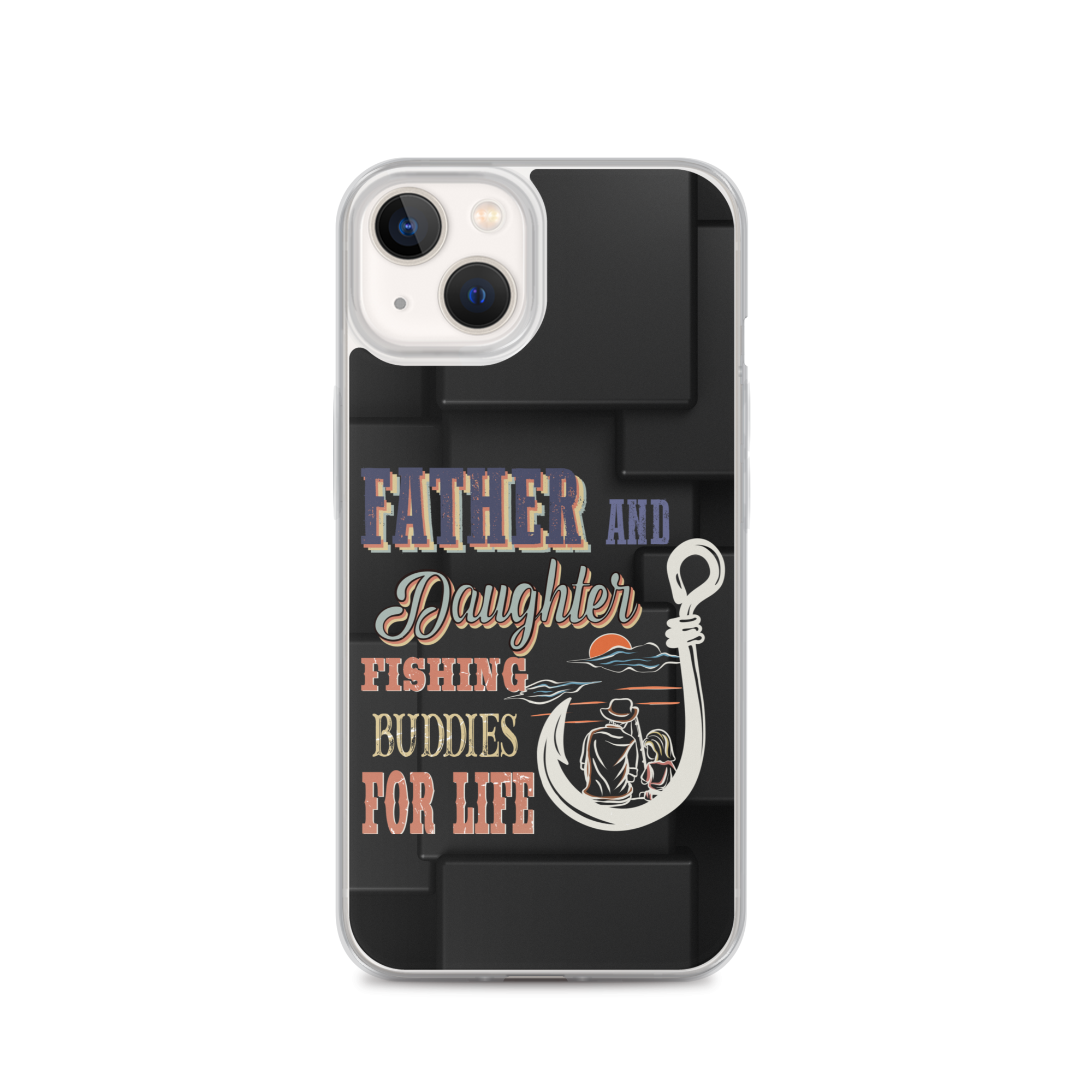 Father And Daughter Fishing Buddies For Life Clear Case for iPhone®