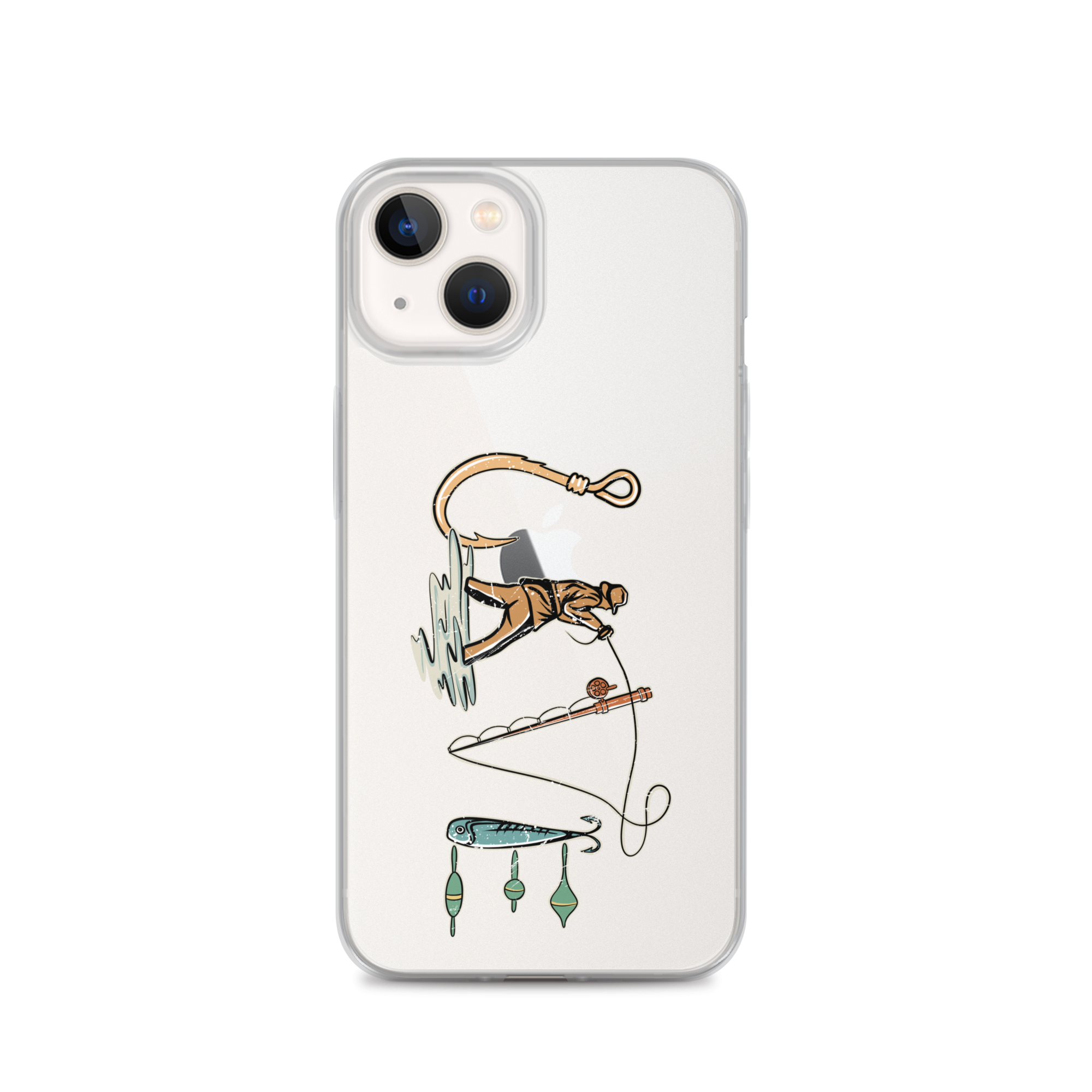 I Love Fishing Clear Case for iPhone®