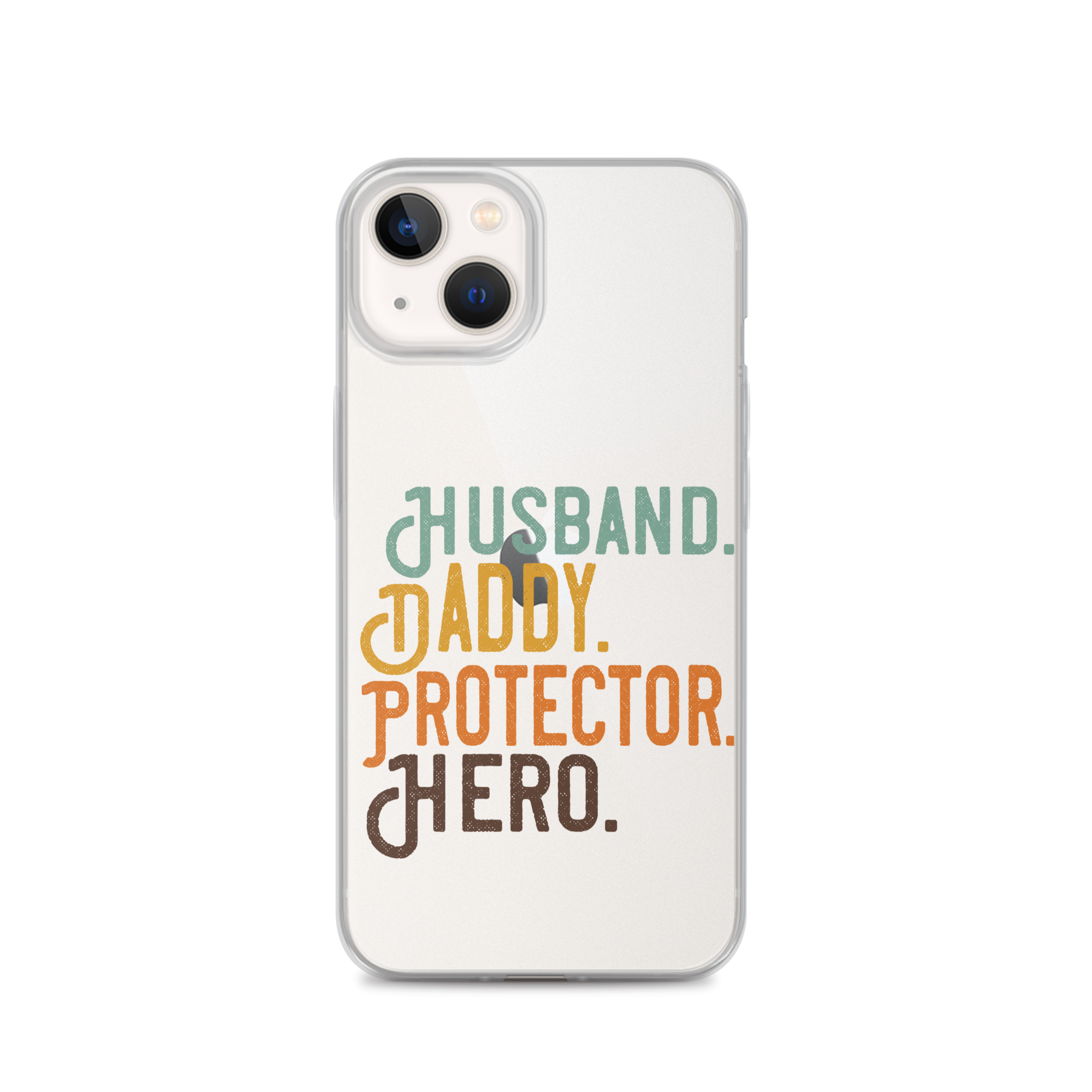 Husband. Daddy. Protector. Hero Clear Case for iPhone®