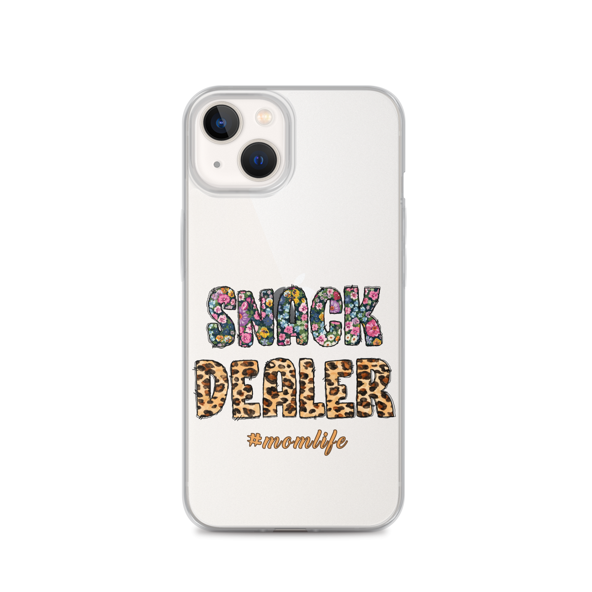 Snack Dealer #Momlife Clear Case for iPhone®