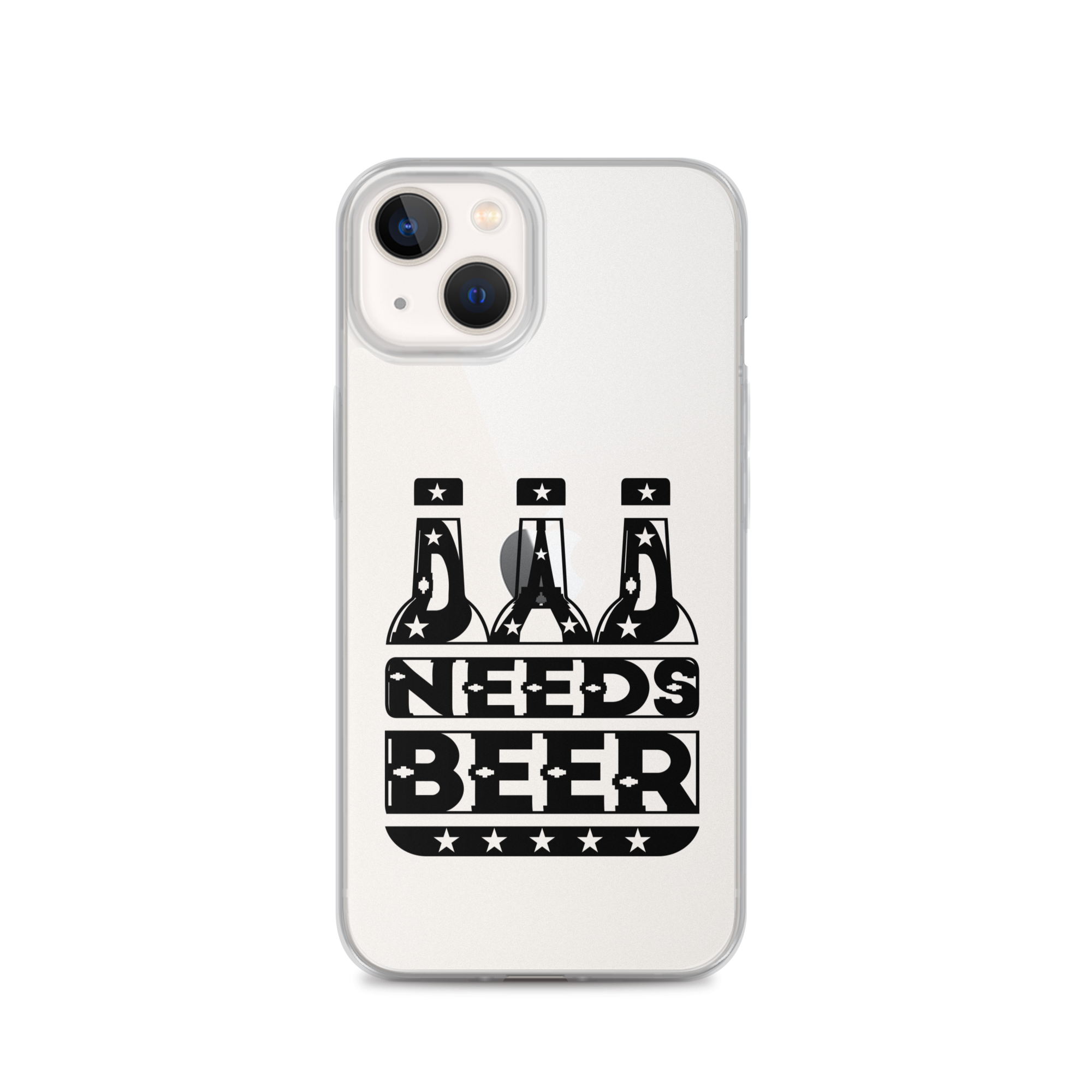 Dad Needs Beer Clear Case for iPhone®