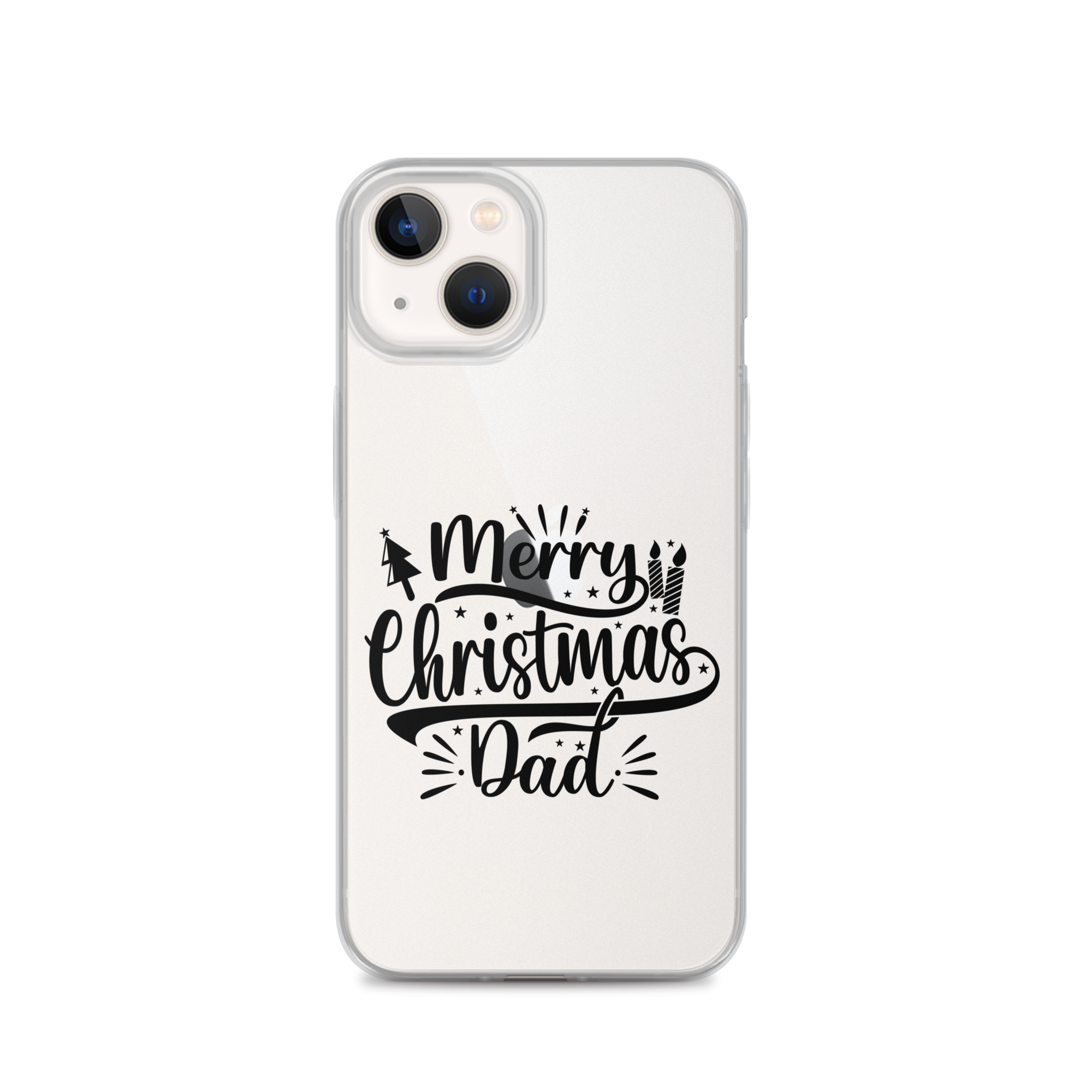 Merry Christmas Dad Clear Case for iPhone®