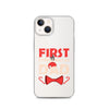 First Christmas As Dad Clear Case for iPhone®