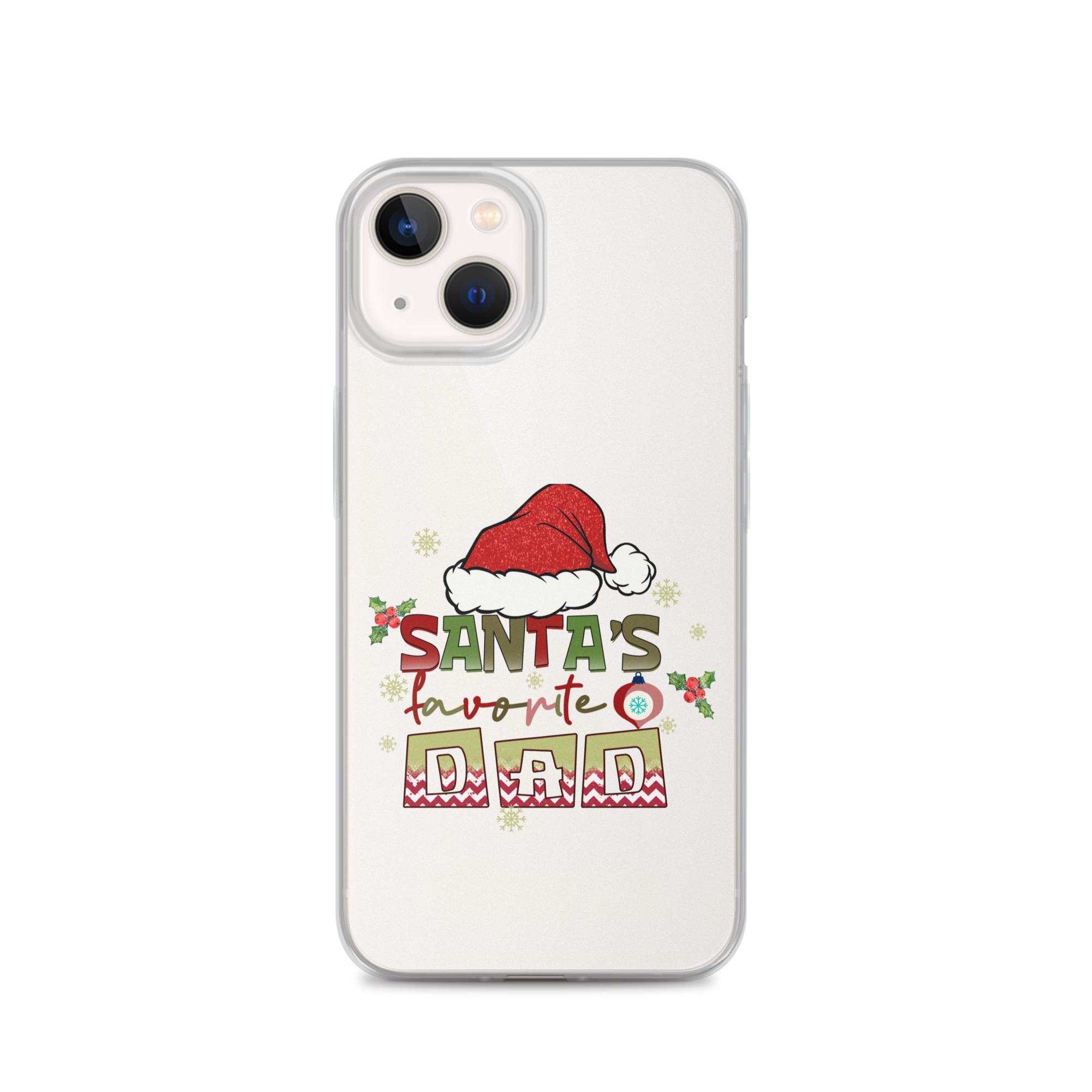 Santa's Favorite Dad Clear Case for iPhone®