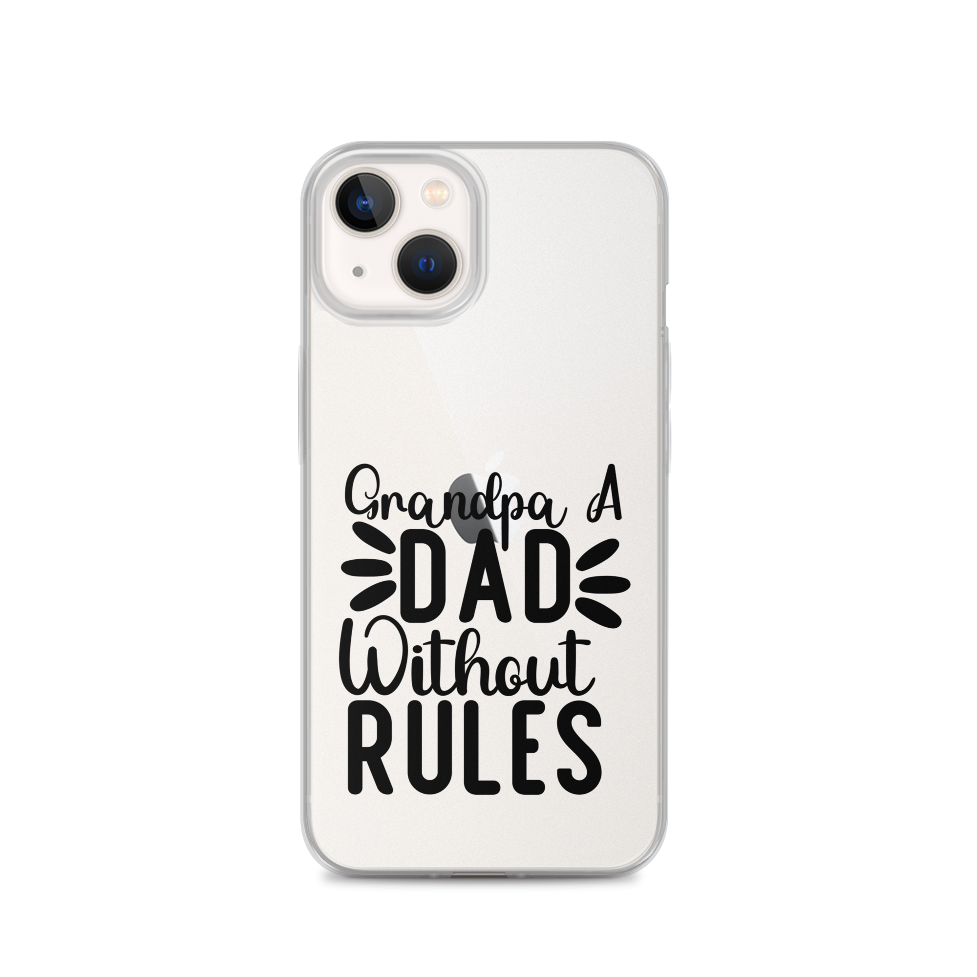 Grandpa A Dad Without Rules Clear Case for iPhone®