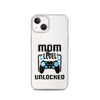 Mom Level Unlocked Clear Case for iPhone®