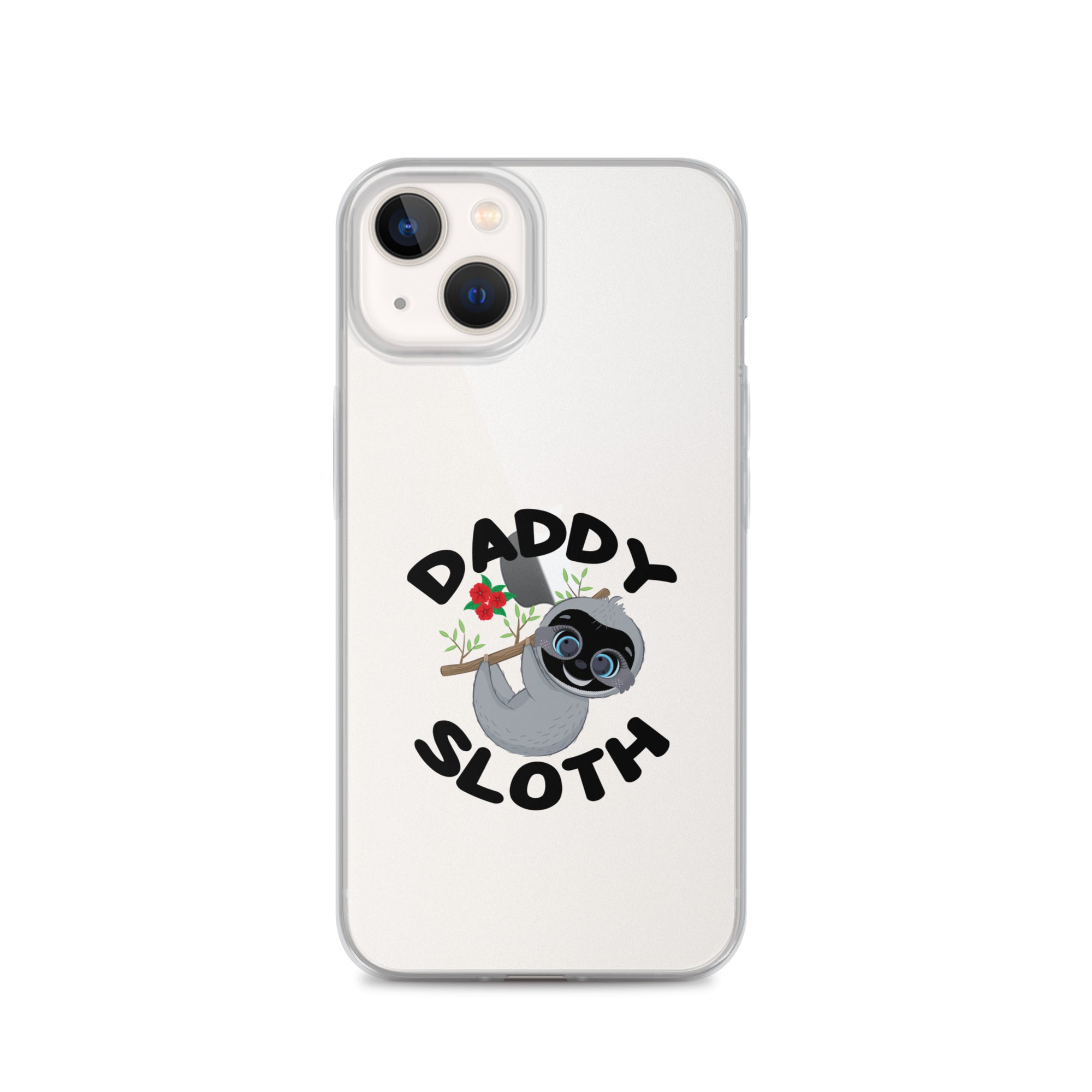 Daddy Sloth Clear Case for iPhone®