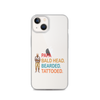 Papa, Bald Head, Bearded, Tattooed Clear Case for iPhone®