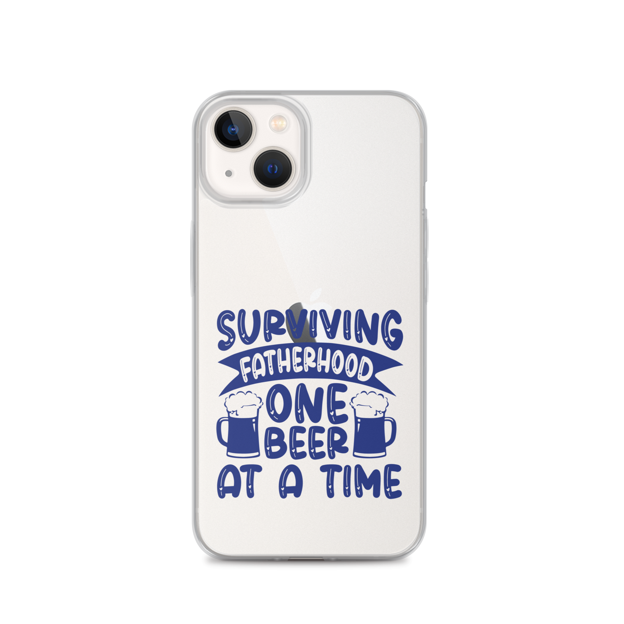 Surviving Fatherhood One Beer At A time Clear Case for iPhone®