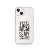 Your Mom Is My Cardio Clear Case for iPhone®