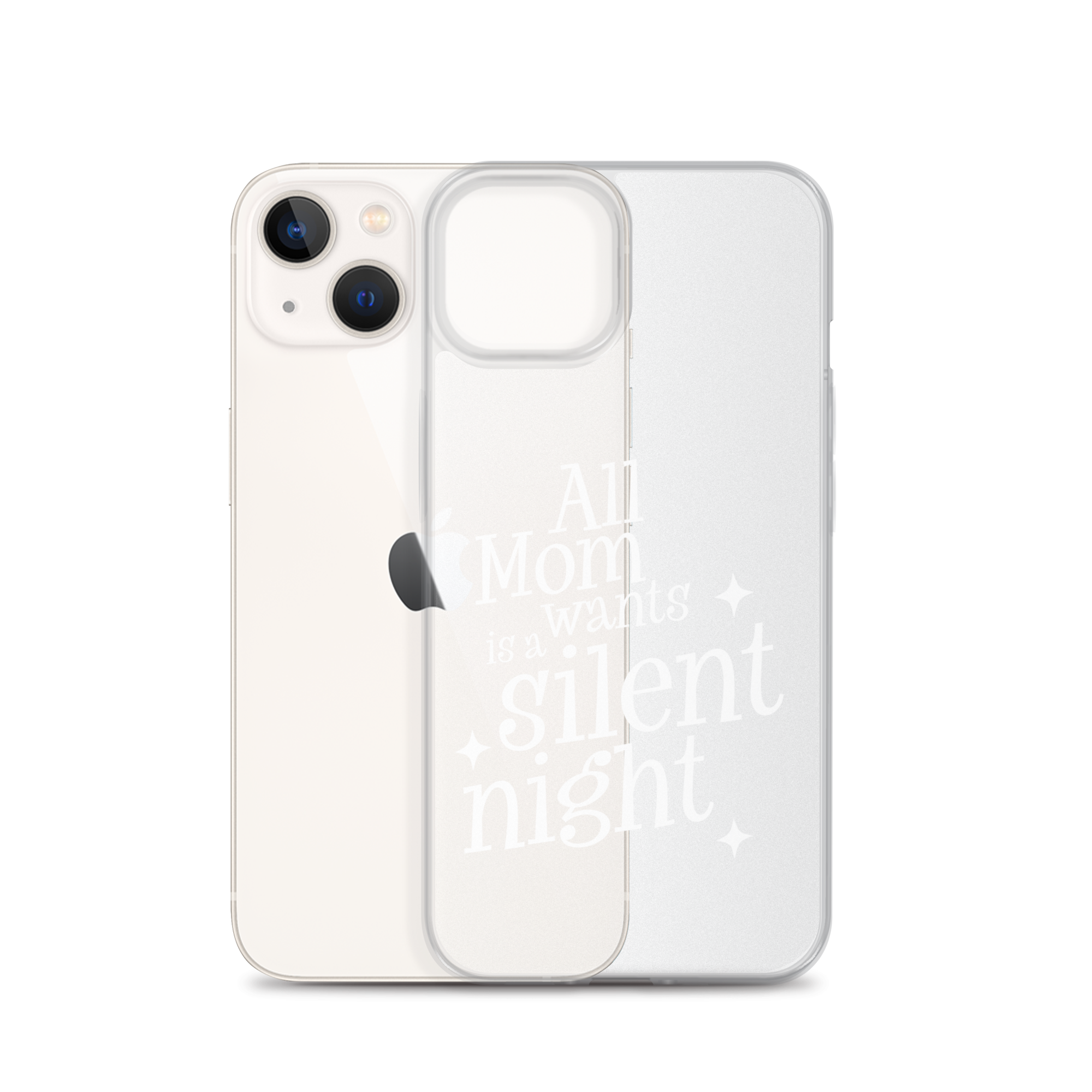 All Mama Wants Is A Silent Night Clear Case for iPhone®