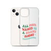 All Mama Wants Is A Silent Night Clear Case for iPhone®