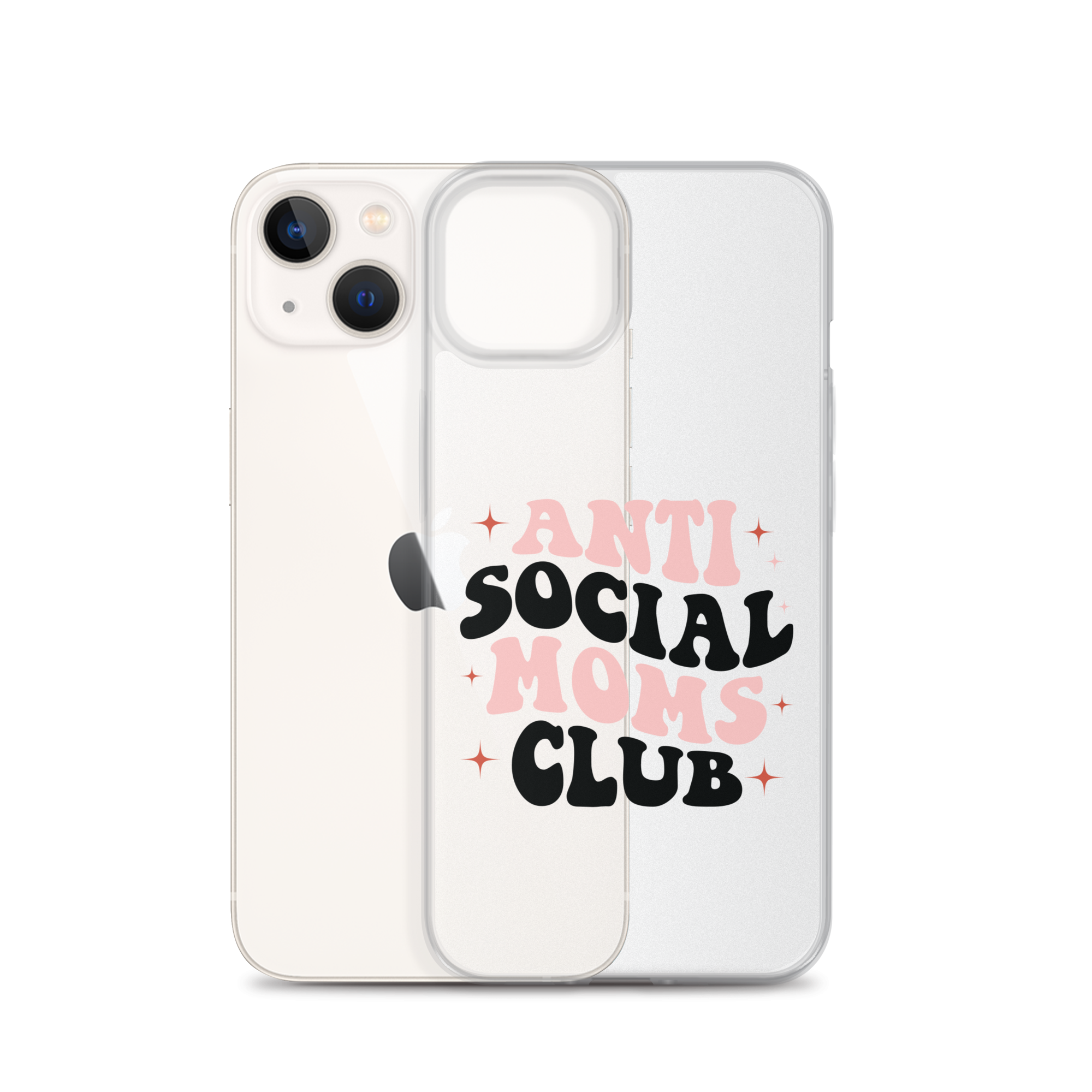 Anti Social Moms Club Clear Case for iPhone®